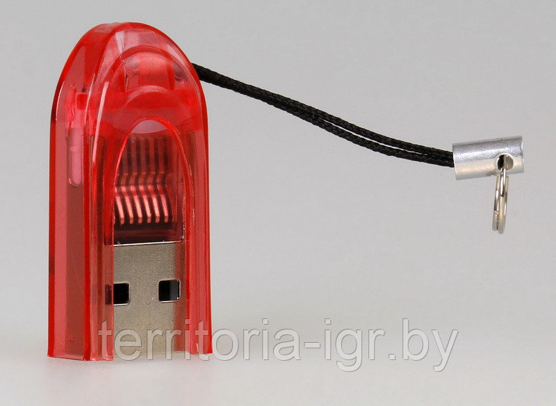 Картридер MicroSD SBR-710-R красный Smartbuy