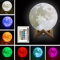 Настольный светильник-ночник Луна с пультом, фото 1