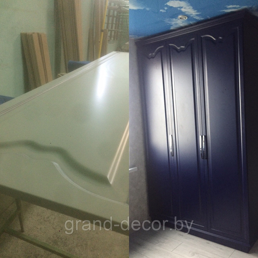 Перекраска мебели в новый цвет, реставрация шкафа. - фото 1 - id-p105911848