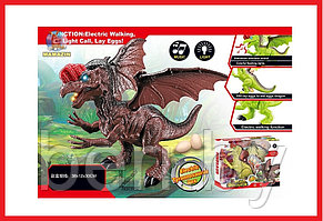 824A Динозавр Тираннозавр, несет яйца, свет, звук, игрушка детская