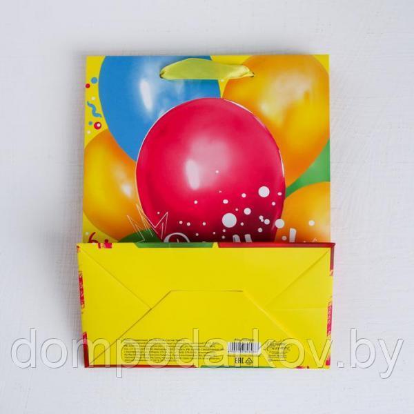Пакет ламинированный вертикальный «В твой День Рождения», MS 18 × 23 × 10 см - фото 4 - id-p105919532