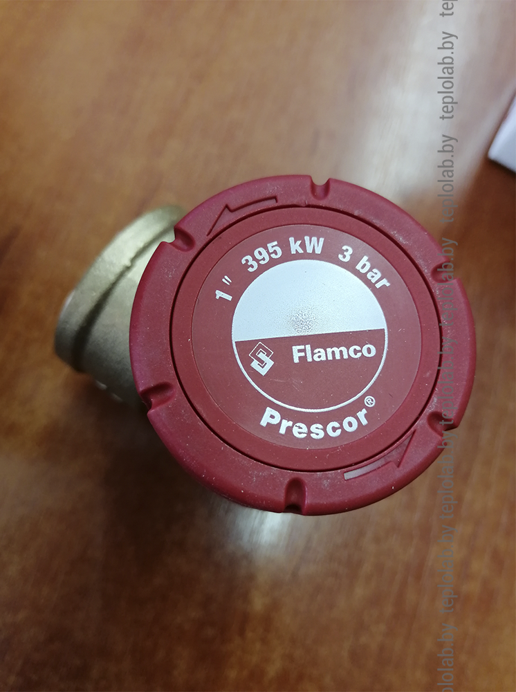 Предохранительный клапан Flamco Prescor 1", 3 бара - фото 6 - id-p101027349