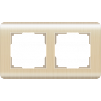 Рамка на 2 поста (шампань) WL12-Frame-02