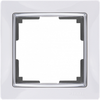 Рамка на 1 пост (белый) WL03-Frame-01-white