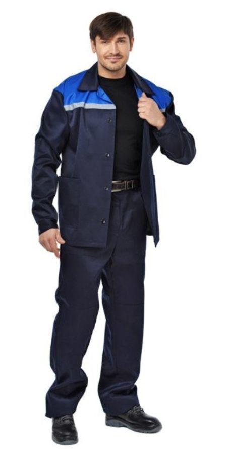 Костюм рабочий мужской (куртка+брюки). - фото 1 - id-p105932102