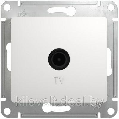 GLOSSA TV РОЗЕТКА оконечная 1DB, механизм, БЕЛЫЙ GSL000191 - фото 1 - id-p105932369