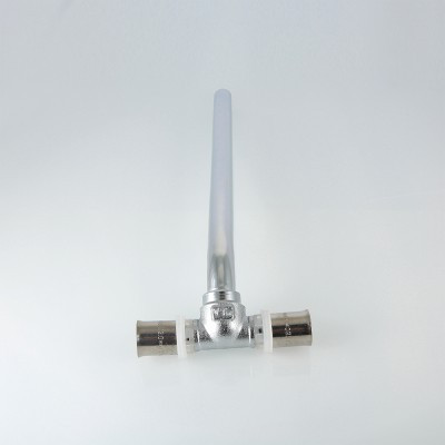 Пресс-фитинг тройник Valtec с хром. трубкой 20-15-16 мм, (700 мм. левый длинный) - фото 2 - id-p105933413