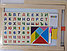 Деревянный мольберт VT18-21002, алфавит, цифры, 49х39 см, фото 2