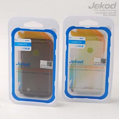 Силиконовый чехол Jekod TPU Case Black для Nokia Lumia 530 - фото 4 - id-p105932343
