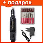 Ручка-дрель фрезер 20т.о. 9W черная аппарат для маникюра, фото 2