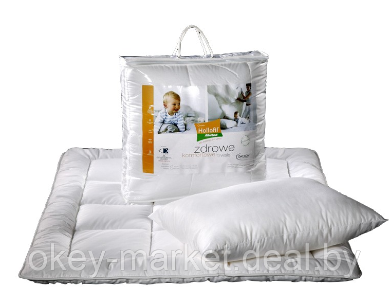 Комплект одеяло детское Hollofil Allerban размер 100x135 + подушка 40x60, фото 2