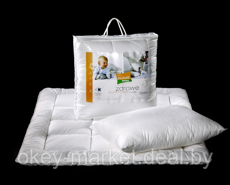 Комплект одеяло детское Hollofil Allerban размер 100x135 + подушка 40x60, фото 2