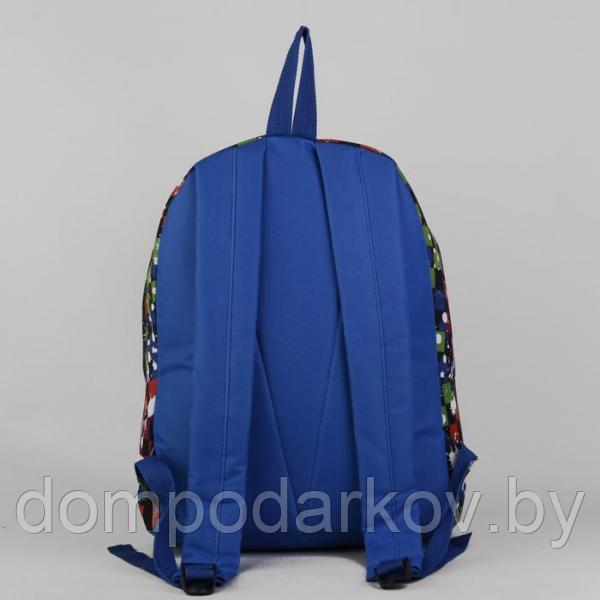 Рюкзак молодёжный, отдел на молнии, наружный карман, цвет разноцветный - фото 6 - id-p105977256