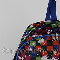 Рюкзак молодёжный, отдел на молнии, наружный карман, цвет разноцветный, фото 7