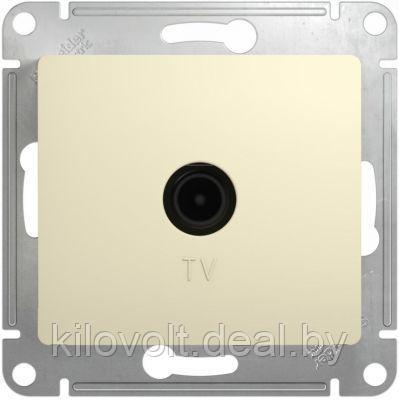 GLOSSA TV РОЗЕТКА оконечная 1DB, механизм, БЕЖЕВЫЙ GSL000291 - фото 1 - id-p105985060