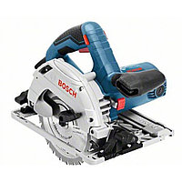 Циркулярная пила BOSCH GKS 55+ GCE в кор. (1350 Вт, 165х20 мм, до 63 мм, регул. об.)