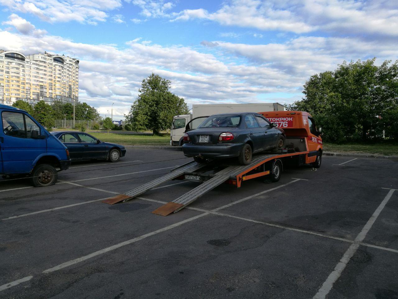 Эвакуация в Шабаны с полной погрузкой