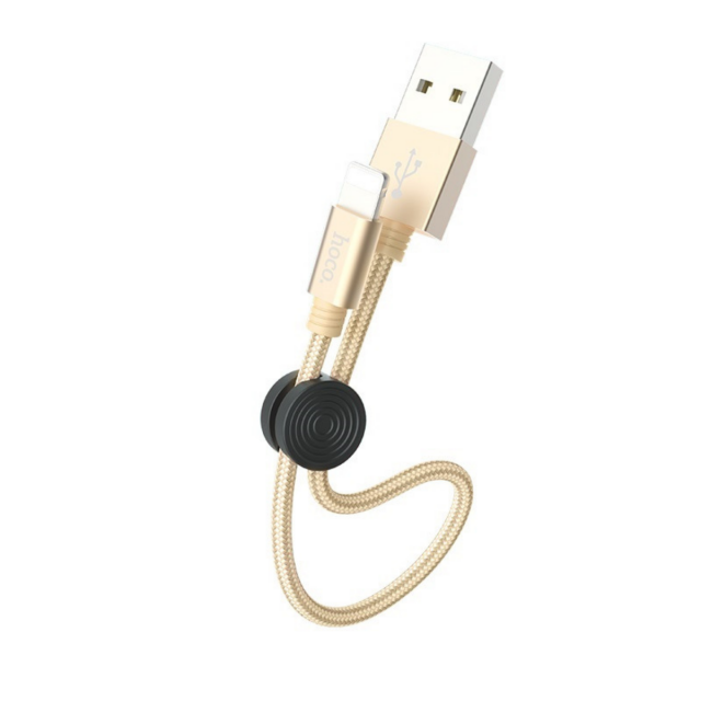 USB дата-кабель for Lightning Hoco X35 Premium charging data cable 0,25m золотой - фото 2 - id-p106000644