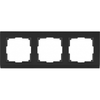 Рамка на 3 поста (черный) WL04-Frame-03-black