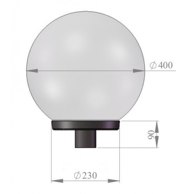 Светодиодный светильник Оникс-50-SZ-Шар - фото 2 - id-p106001525