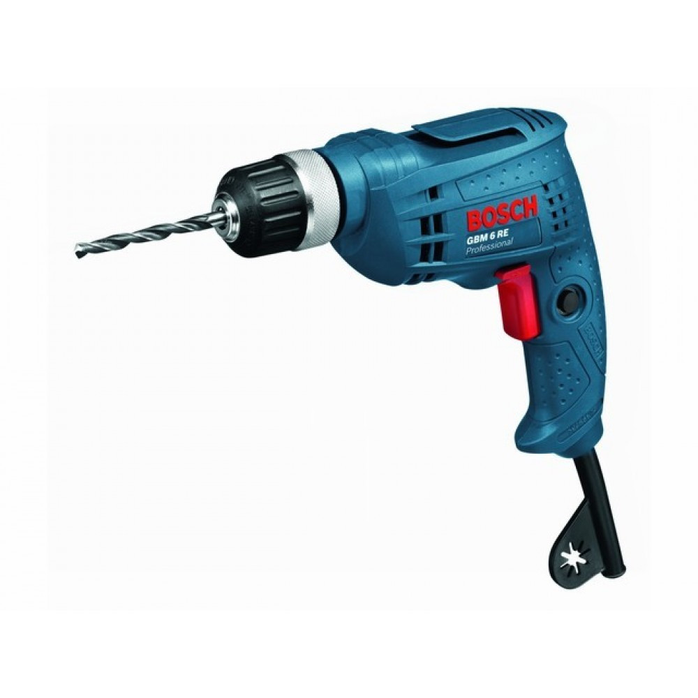 Дрель BOSCH GBM 6 RE в кор. (350 Вт, патрон БЗП, 1 скор.)