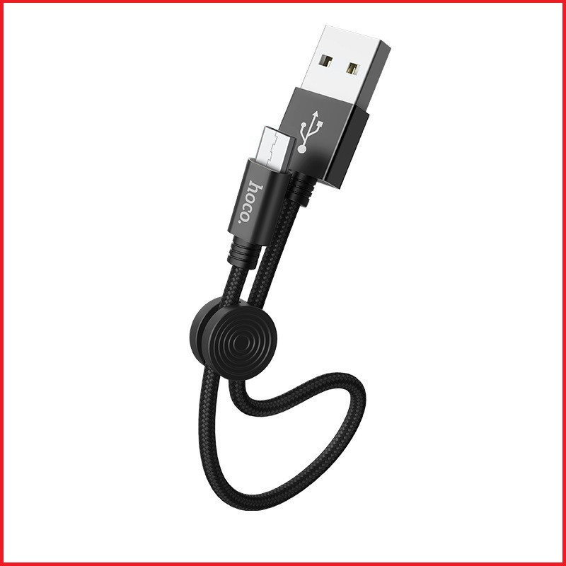 Кабель USB Hoco X35 Premium charging data cable for Micro 0,25m черный - фото 1 - id-p106000709