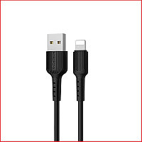 USB кабель Lightning Iphone Borofone BX16 1 метр, черный