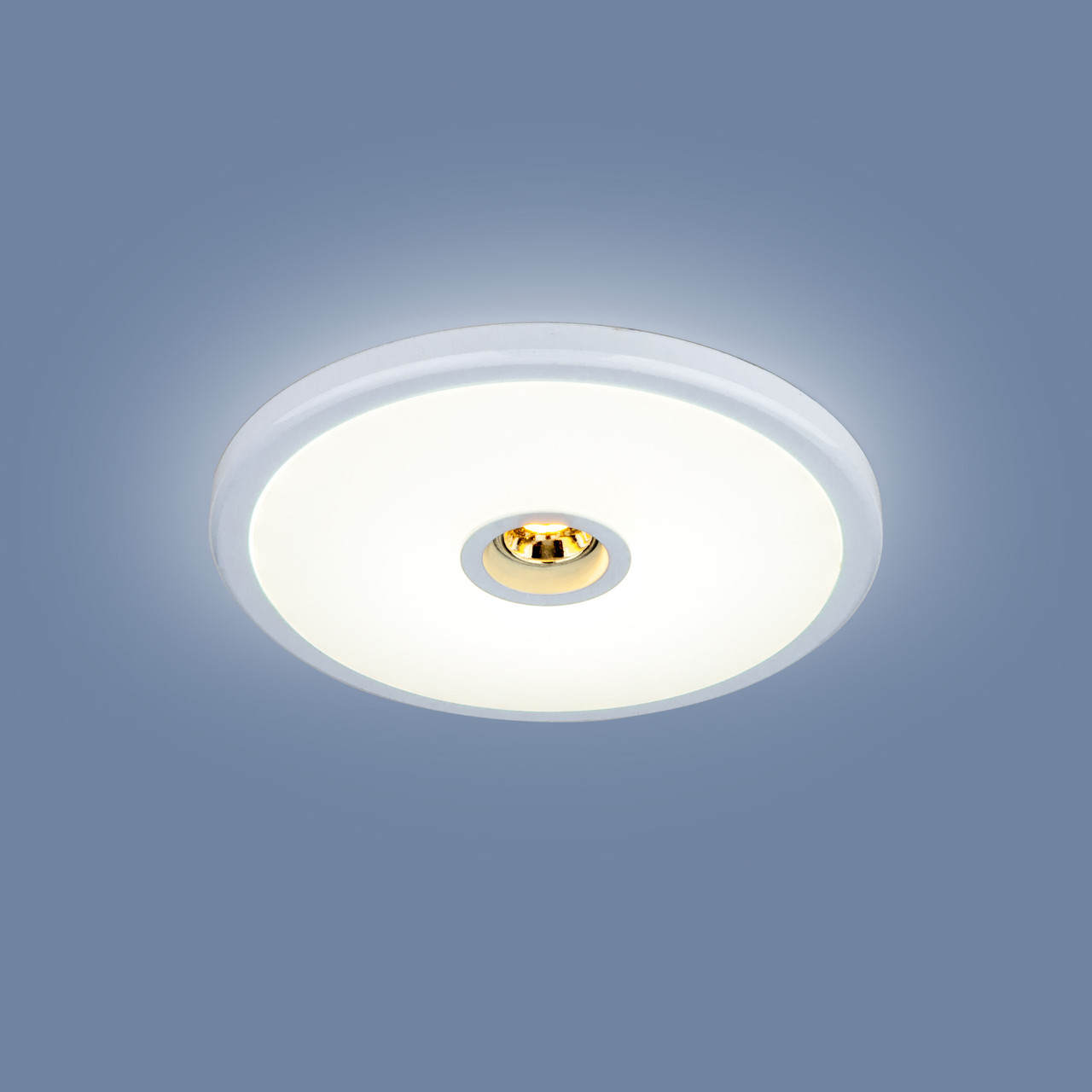 Точечный светодиодный светильник 9912 LED 6+4W WH белый