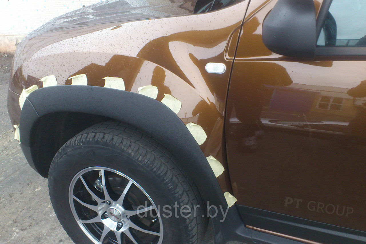 Накладки на крылья (расширители)Renault Duster 2015- PT GROUP - фото 6 - id-p106009975