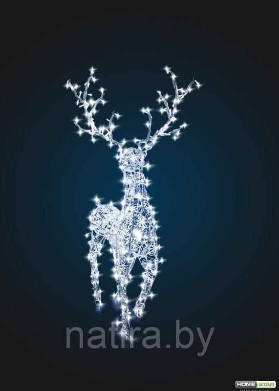 Световая уличная фигура Олень 2,5 м Серия Ажур