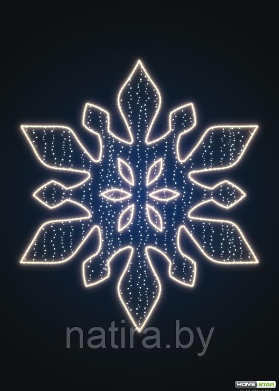 Снежинка световая новогодняя KT 16 - фото 1 - id-p106011338