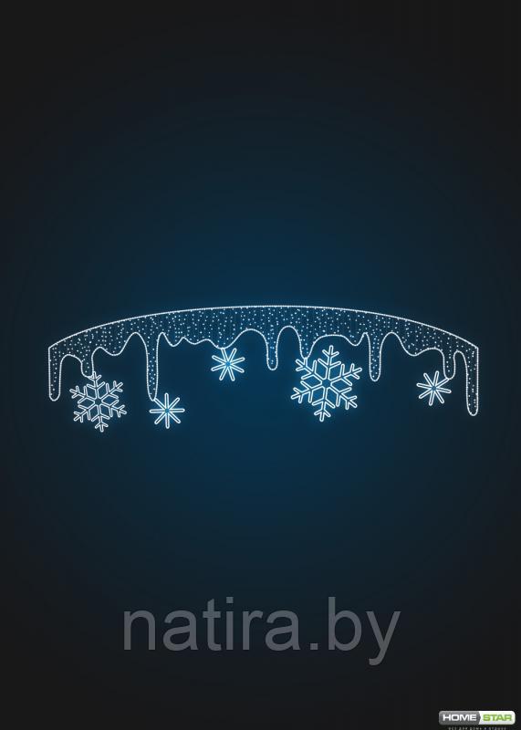 Перетяжка Сосульки со снежинками - фото 1 - id-p106011593