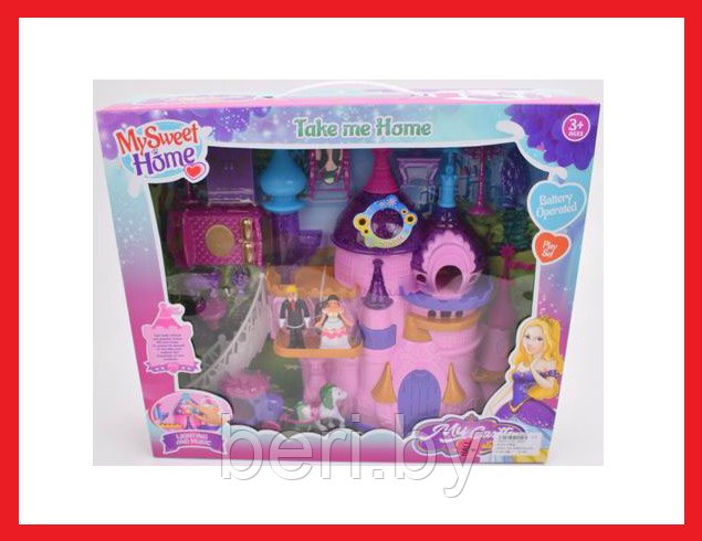 SG-29020 Замок принцессы с куклами и аксессуарами, My Sweet Home Castle, свет, звук - фото 2 - id-p106041882