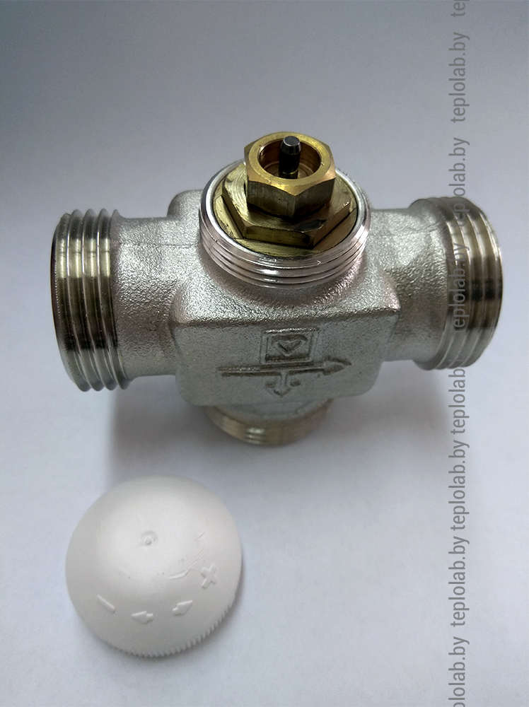 Трехходовой термостатический клапан HERZ CALIS-TS DN15 - фото 3 - id-p98292688
