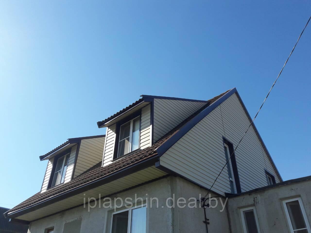 Обшивка фронтона дома сайдингом в Гомеле - фото 8 - id-p106056167