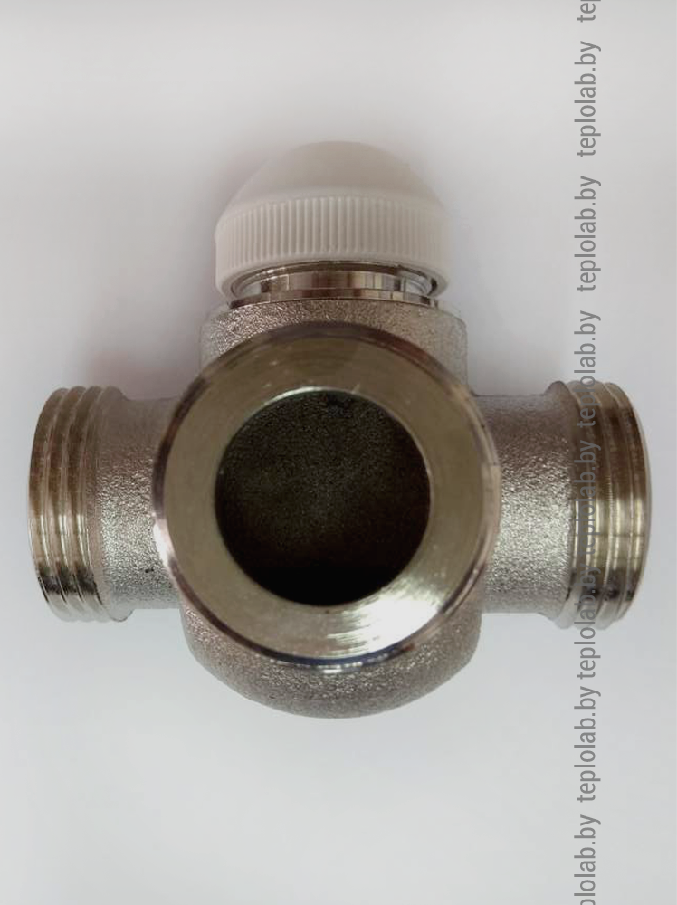 Правый трехходовой термостатический клапан HERZ CALIS-TS-E DN20 - фото 6 - id-p98318340