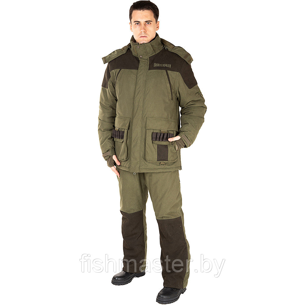 Костюм зимний для охоты Hunterman Карху V2, Nova Tour, размер XL, хаки