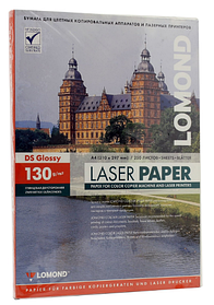Фотобумага Lomond двуст. глянцевая А4, 130 г/м2, 250 л., для лазерной печати (0310141)