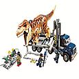 Конструктор 10927 BELA Dinosaur World ʺТранспорт для перевозки Ти-Рексаʺ, 638 деталей, фото 5