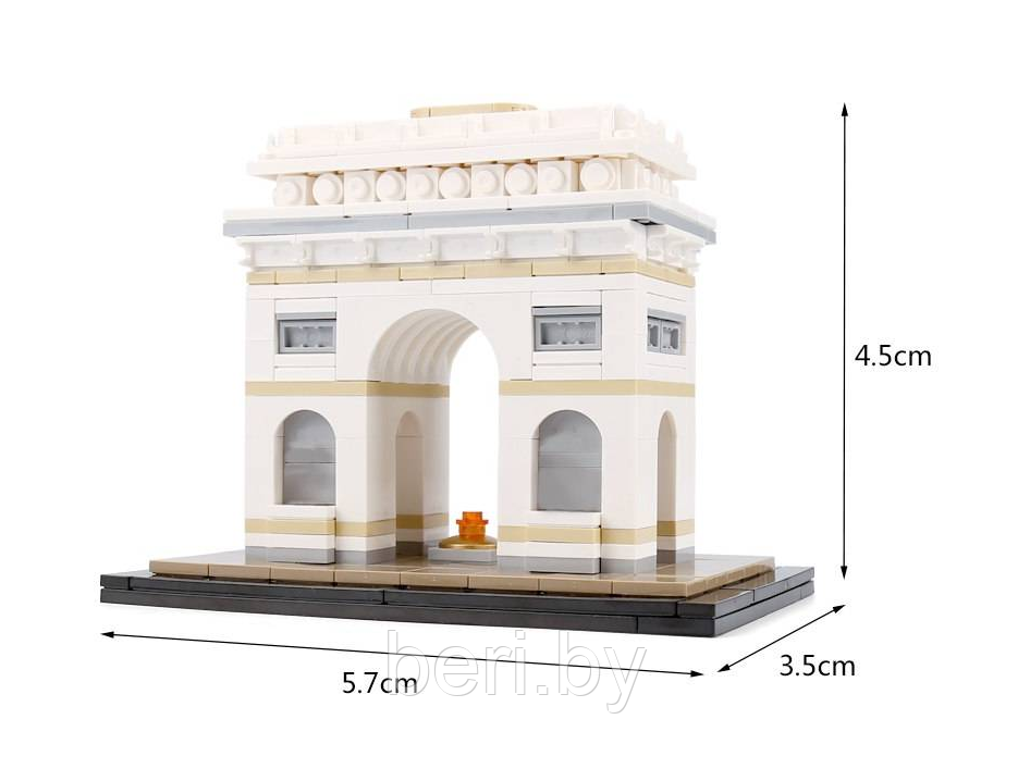 17012 Конструктор Lepin "Триумфальная арка" 433 детали, аналог Lego 21036 - фото 5 - id-p106082240