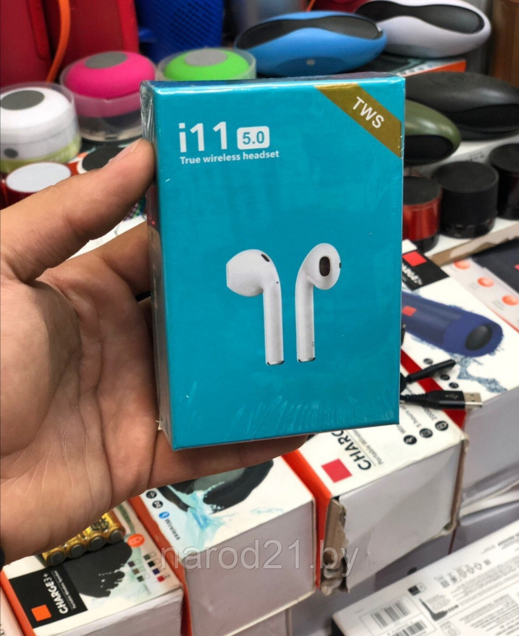 Беспроводные наушники AirPods I11 TWS - фото 6 - id-p106085930