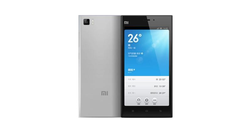 Смартфон Xiaomi MI3 (16Gb) Серый - фото 1 - id-p5831069