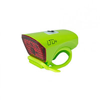 Фонарь задний LTD+ "Красный светодиод" зеленый CUBE, код 13958