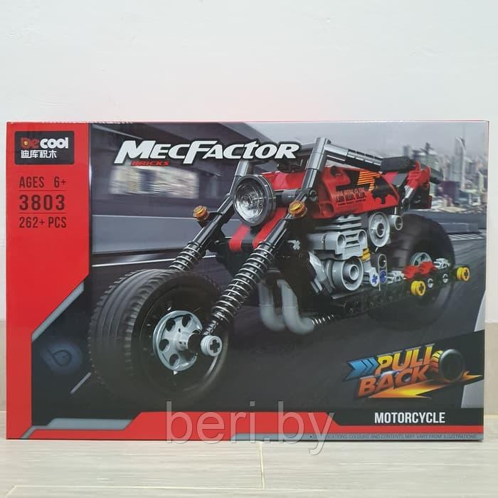 3803 Конструктор DECOOL Technic MecFactor "Приключения на байке", аналог LEGO Technic, 262 детали - фото 3 - id-p106098734