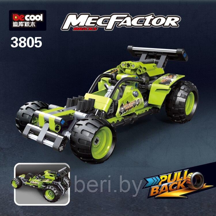 3805 Конструктор DECOOL Technic MecFactor "Гоночный болид" аналог LEGO Technic, 301 деталь - фото 4 - id-p106098791