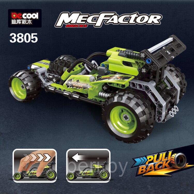 3805 Конструктор DECOOL Technic MecFactor "Гоночный болид" аналог LEGO Technic, 301 деталь - фото 5 - id-p106098791