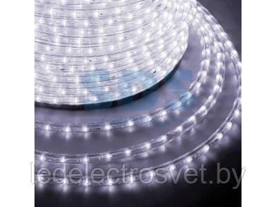 Дюралайт LED, постоянное свечение (2W) - белый, 24 LED/м Ø10мм, бухта 100м