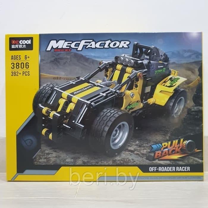 3806 Конструктор DECOOL Technic "Внедорожный гонщик", аналог LEGO Technic, 392 детали - фото 4 - id-p106101120