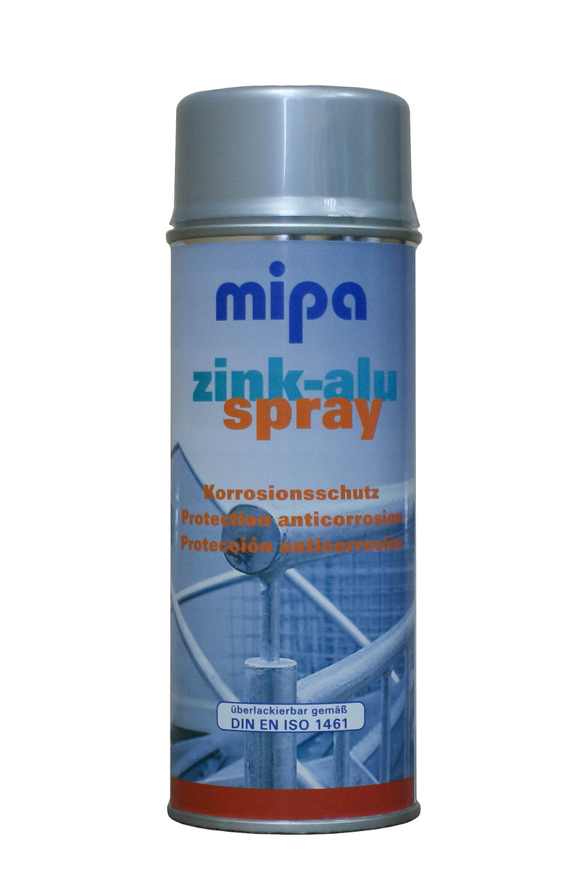 MIPA 682135500 Zink-Alu Spray Korrosionsshutz Цинк алюминий аэрозоль 400мл - фото 1 - id-p106098745