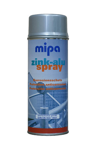 MIPA 682135500 Zink-Alu Spray Korrosionsshutz Цинк алюминий аэрозоль 400мл, фото 2